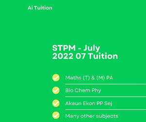 STPM Classes – 2022 07
