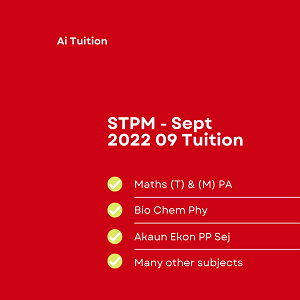 STPM Classes – 2022 09