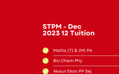 STPM Classes – 2023 12