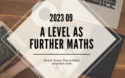 AS Further Mathematics (KK LEE) [Online] – 2023 09