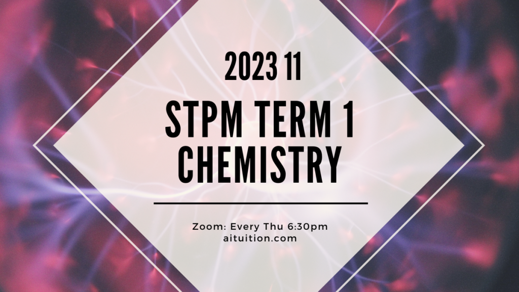 S1 Chemistry (TK Leong) [Online] - 2023 11