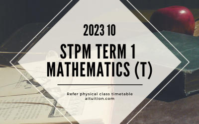 S1 Mathematics (T) (KK LEE) [Physical] – 2023 10
