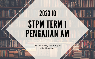 S1 Pengajian Am (Thiaga) [Online] – 2023 10