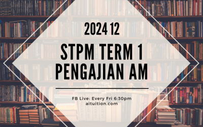 S1 Pengajian Am (Thiaga) [Online] – 2024 12