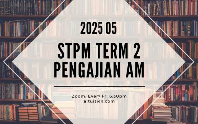 S2 Pengajian Am (Thiaga) [Online] – 2025 05