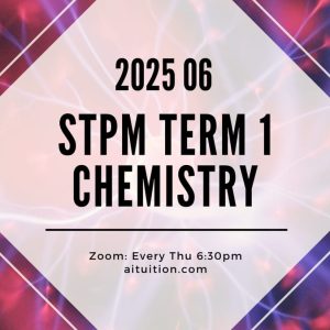 S1 Chemistry (TK Leong) [Online] - 2025 06