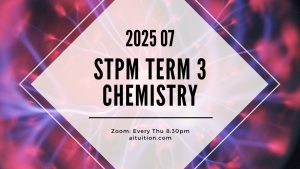 S3 Chemistry (TK Leong) [Online] – 2025 07