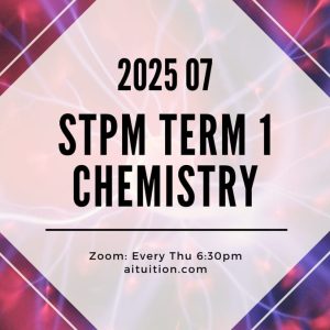 S1 Chemistry (TK Leong) [Online] - 2025 07