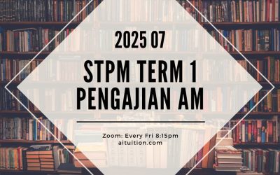 S1 Pengajian Am (Thiaga) [Online] – 2025 07