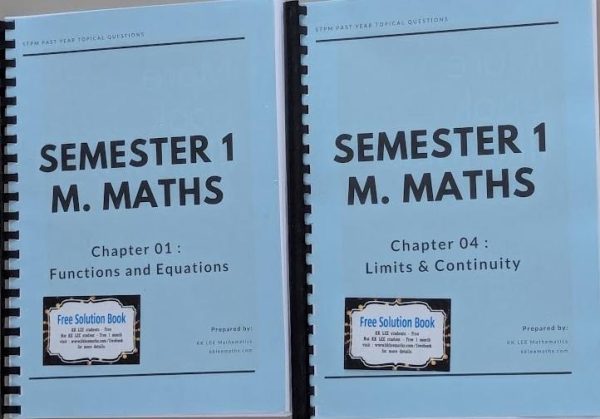 New Syllabus STPM Mathematics Past Year Question Book - Image 2