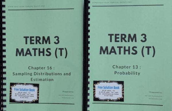 New STPM Exam Pro: Sem 3 Mathematics Chapter 13-18 Topical Past Year Book from 1990 to 2026