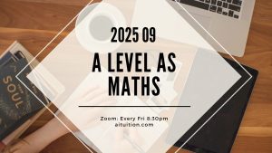 AS Mathematics (KK LEE) [Online] – 2025 09