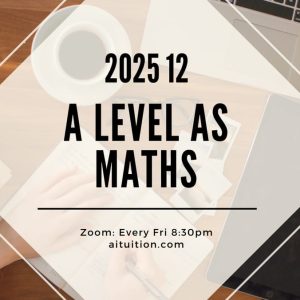AS Mathematics (KK LEE) [Online] - 2025 12