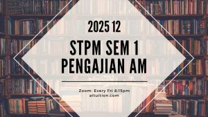 S1 Pengajian Am (Thiaga) [Online Half-Month] – 2025 12