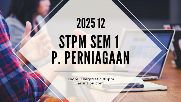 S1 Pengajian Perniagaan (VT Suresh) [Online] - 2025 12