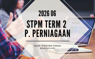 S2 Pengajian Perniagaan (VT Suresh) [Online] – 2026 06